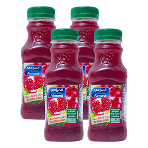 عصير بالفواكه المشكلة والرمان بدون سكر مضاف من المراعي