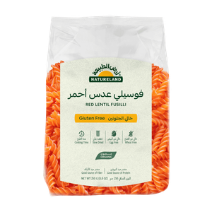 Natureland Gluten Free Red Lentil Fusilli Pasta