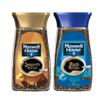 Maxwell House Smooth Blend & Rich Blend Instant Coffee