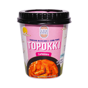 كعكة الأرز الكورية بالكربونارا من جود سيول