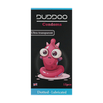 Duddoo Ultra-Transparent Dotted Lubricated Condoms