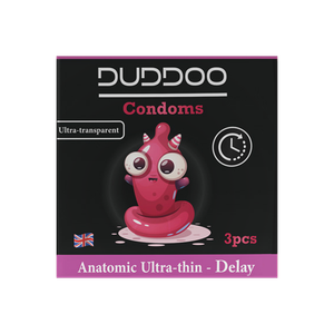 واقيات ذكرية رقيقة فائقة التشريح شفافة من دودو