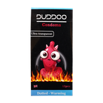 Duddoo Ultra-Transparent Dotted Warming Condoms