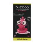 Duddoo Ultra-Transparent Ribbed Delay Condoms