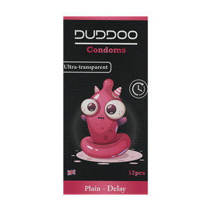 Duddoo Ultra-Transparent Plain Delay Condoms