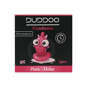 واقيات ذكرية شفافة "تأخير" من دودو