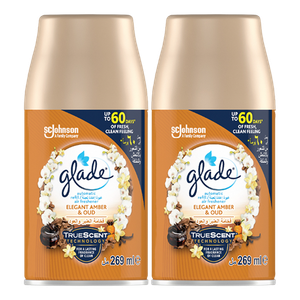 Glade Elegant Amber & Oud Automatic Spray Refill Air Freshener