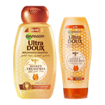 شامبو ألترا دو لتجديد بنية الشعر بفوائد العسل القيمة من غارنييه + بلسم ألترا دو لتجديد بنية الشعر بفوائد العسل القيمة من غارنييه
