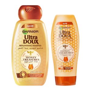 Garnier Ultra Doux Honey Treasures Replenishing Shampoo + Ultra Doux Honey Treasures Replenishing Conditioner
