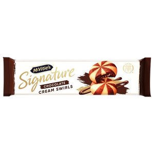 McVities Signature Chocolate Cream Swirls Biscuits