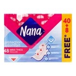 فوط سميكة "ماكسي بروتكشن & كومفورت" العادية من نانا (تدفق عادي)