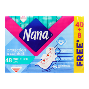 Nana Maxi Protection & Comfort Thick Long Pads (Heavy Flow)