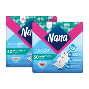 Nana Maxi Protection & Comfort Thick Long Pads (Heavy Flow)