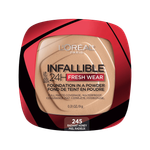 L'Oreal Infallible 24H Fresh Wear Foundation In A Powder - Golden Honey (245)