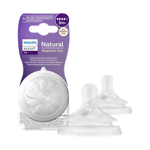 Philips Avent Natural 3.0 Feeding Teats - (3 Months+)