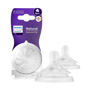 حلمات رضاعة ناتشورال 3.0 للتغذية السميكة من فيليبس أفنت