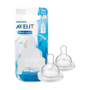 حلمات كلاسيك بتدفق متوسط ذات 3 ثقوب من فيليبس أفنت