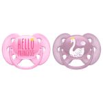 Philips Avent "Pink" Ultra Soft Silicon Soother - (6-18 Months)