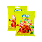 Vidal Gummy Two-Headed Worms Candy
