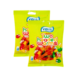Vidal Gummy Two-Headed Worms Candy