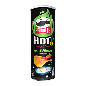 Pringles Hot Kickin' Sour Cream Flavour Chips