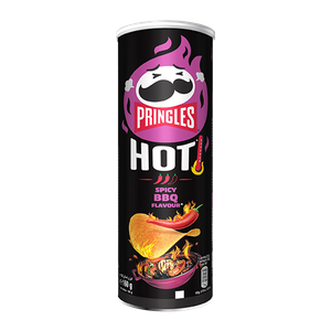 Pringles Hot Smokin' BBQ Ribs Flavour Chips