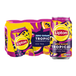 Lipton Zero Sugar Tropical Passionfruit & Mango Ice tea