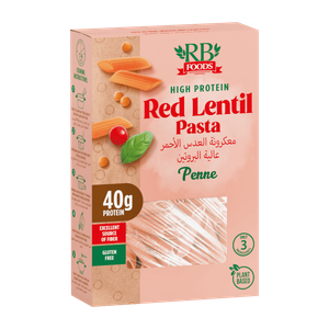 Rb Foods High Protein Red Lentil Penne Pasta
