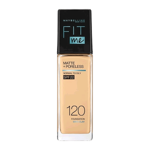 كريم أساس فيت مي مات + بورليس للبشرة العادية إلى الدهنية بعامل حماية من الشمس 22 من ميبيلين - 120