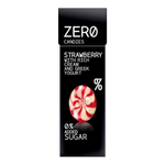 حلوى 0% سكر مضاف بنكهة الفراولة مع الكريمة الغنية والزبادي اليوناني من زيرو كانديز