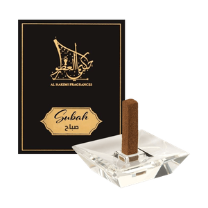 Al Hakimi Fragrances Smart Oud Subah & Mas'aa With Crystal Stand