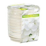 Aura White Flower 3-Coloured Scented Candle