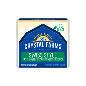 Crystal Farms Swiss Style Cheese Slices