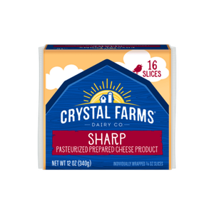 Crystal Farms Sharp Cheddar Slices