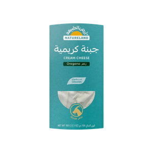 جبنة كريمية بالزعتر "ماعز" من أرض الطبيعة