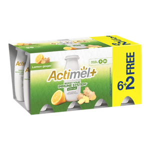 مشروب أكتيميل لبن الليمون والزنجبيل