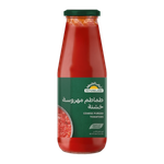 طماطم مهروسة خشنة من أرض الطبيعة