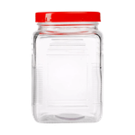 Glass Jar Red Cover