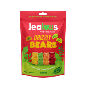 Jealous Grizzly Bears Lemon, Apple, Orange, Strawberry Plant Based Sweets