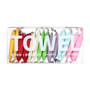 مناشف وجه مضغوطة ومحمولة