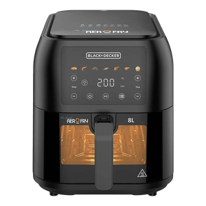 Black & Decker Slim Air Fryer With Window