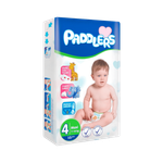 حفاضات الأطفال حجم كبير مقاس 4 من باددلرز - (7-14 كجم)