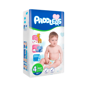 Paddlers Size 4 Maxi Baby Diapers - (7-14 kg)