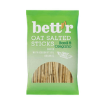 Bett'r Organic Basil & Oregano Salted Oat Sticks