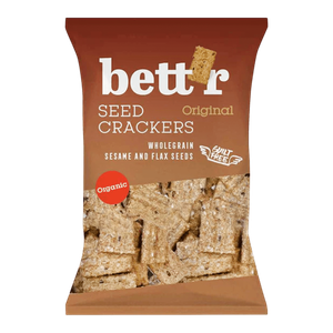 Bett'r Organic Wholegrain Seed Crackers With Coconut Oil
