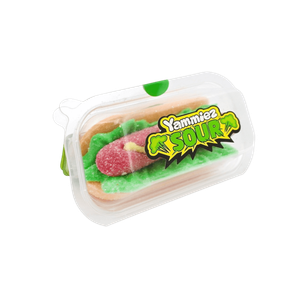 Relkon Hot Dog Yammiez Sour Marshmallow Candy