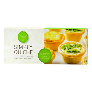 Al Maeda Cheese & Asparagus Quiche Simply