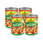 فاصوليا بيضاء بصلصة من البيروتي