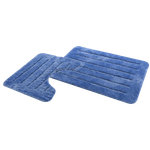 Cannon Plain Bath Mat Set - Blue