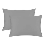Cannon Plain Pillowcase - Grey